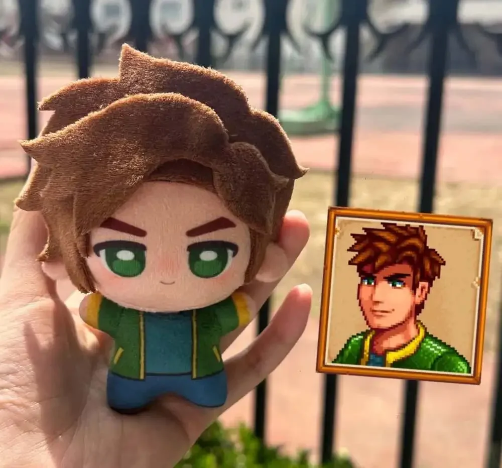 Stardew Valley 10Cm Plush,Stardew Valley Sebastian,Sam,Shane,Alex,Elliott,Abigai